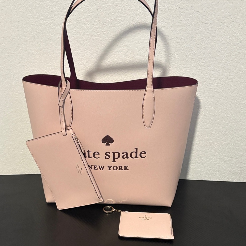 Kate Spade Blush Pink Tote with Pouch